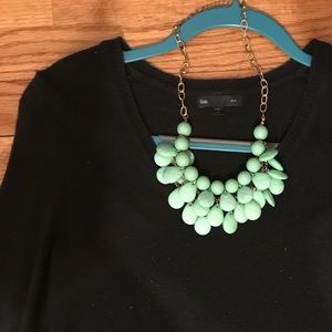 Black cashmere sweater